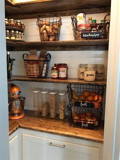 38 Diy Farmhouse Pantry Shelves Farmhouse Room In 2020 With Images