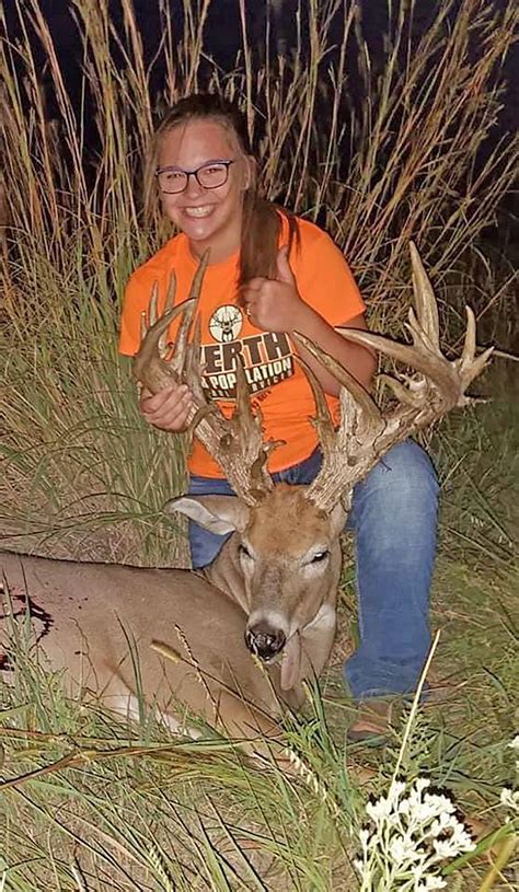 Potential State Record Whitetail A 14 Year Old Kansas