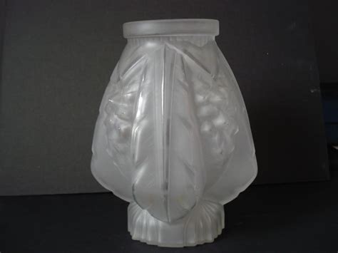 Muller Frères Luneville Vase Art Deco En Verre Pressé Moulé Catawiki