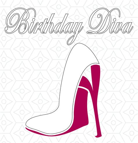 Download Birthday Diva Decal Design SVG DXF EPS Vector files for use | Etsy