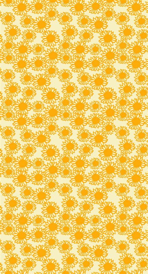 Pattern Sunflower Yellow Women Friendly Sc Iphone6splus Hd Phone
