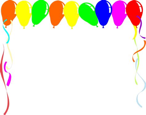 Download High Quality Balloon Clipart Border Transparent Png Images