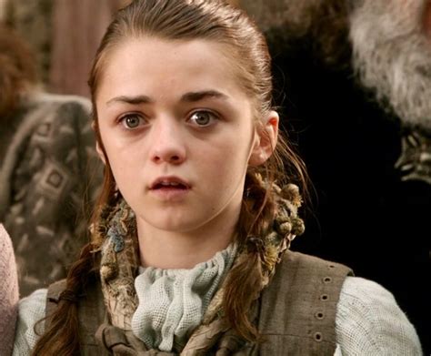 Arya Stark Actress Maisie Williams Of Tvs Game Of Thrones Arya