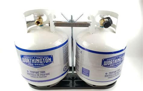 The propane tanks in your travel trailer should last for a week camping trip or more. Forest River 2603913 Dual 20 Lb Propane Tank Tray with 18 ...