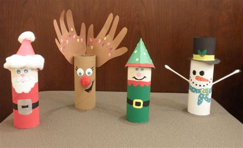 Christmas Toilet Paper Roll Creations Christmas Pinterest