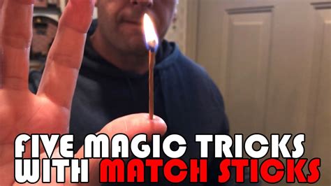 5 Easy Tricks With Match Sticks Youtube