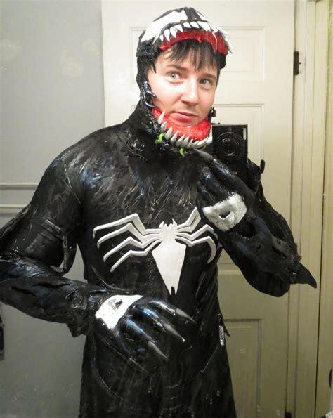 New Venom Costume With 3 D Raised Spider By Symbiote X On Deviantart