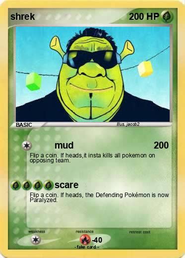 Pokémon Shrek 2125 2125 Mud My Pokemon Card