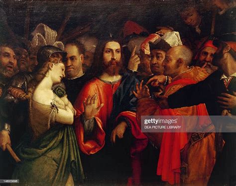 Loreto Museo Pinacoteca Christ And The Adulteress 1546 1555 By