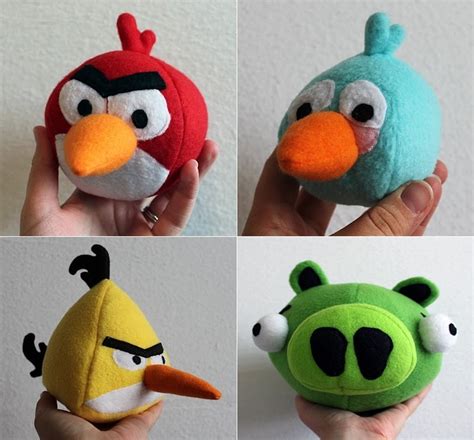 Thedailywhat Plushies Of The Day Irl Angry Birds Playset Diy
