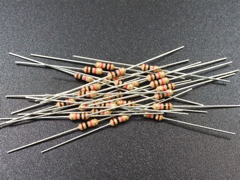 Resistor 1k Ohm 5 14w 25 Pack Protosupplies