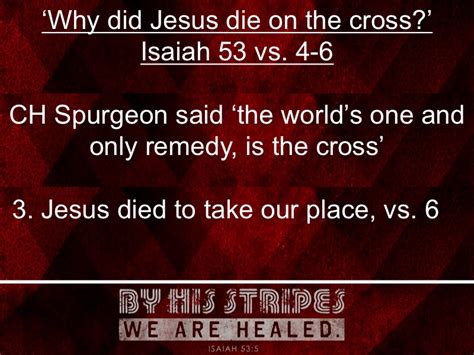 Why Did Jesus Die On The Cross 1st Saintfield Presbyterian Church