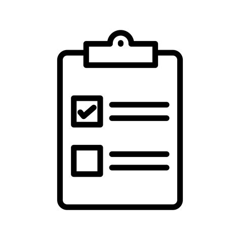 Checklist Icon Vector Art, Icons, and Graphics for Free Download