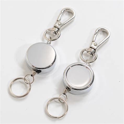 Spring Park High Resilience Wire Rope Elastic Key Chain Recoils