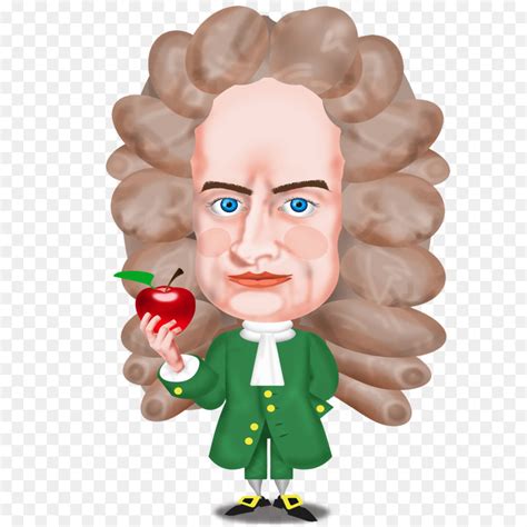 Newton's laws with smiling isaac newton read book icon, cartoon and flat style. Isaac Newton Cartoon - There is a monument to newton in ...