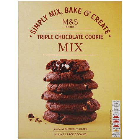 Mands Triple Chocolate Cookie Mix 300g British Online British Essentials
