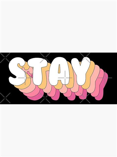 Stray Kids Stay Pink Quote Text Pink Peach Poster By Sugarsaint