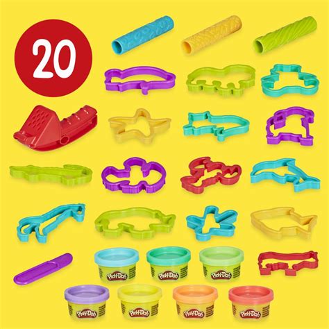 Play Doh Makin Animals Kit For Kids 3 Years And Up With 7 Non Toxic