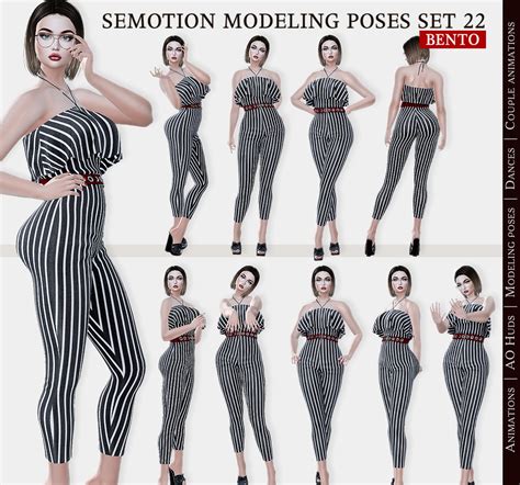 Semotion Female Bento Modeling Poses Set 22 10 Static Po Flickr