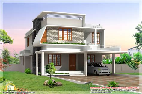 3 Beautiful Modern Home Elevations Kerala Home Design