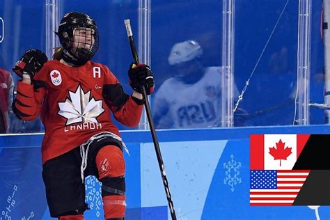 Canadian Womens Hockey Team Beats Us 2 1 At Pyeongchang Olympics