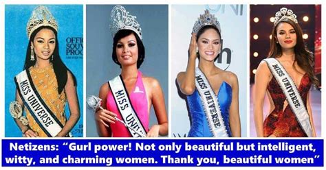 4 Confidently Beautiful Filipina Miss Universe Winners And Their Winning Answers Kami Ph