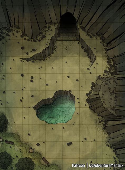 Roll Cave Map Generic Dungeon Maps