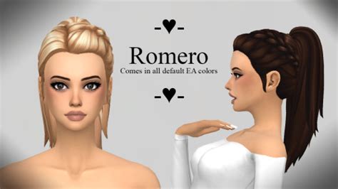 Sims 4 Hairs Ivo Sims Romero Hair