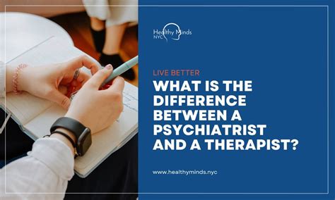 What Is The Difference Between A Psychiatrist And A Therapist