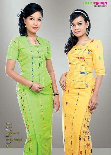 Kachin Mix Clothing Traditional Dresses Myanmar Traditional Dress