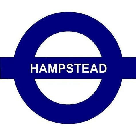London Underground Transport Tube Sign Vinyl Roundel Bus Hampstead £5