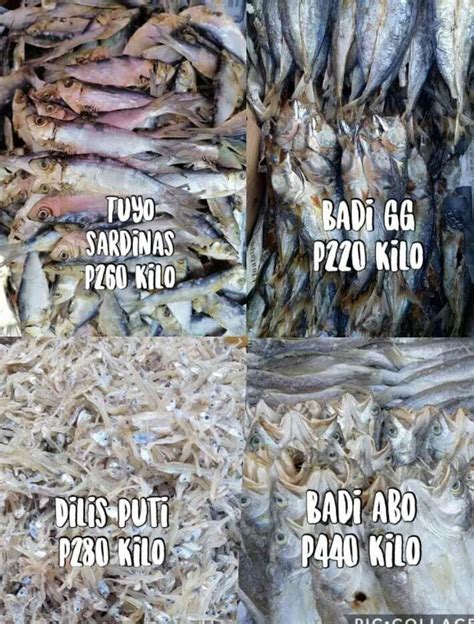 Bicol Dried Fish Tuyo Badi Dilis Tinapa Gg Etc Food And Drinks