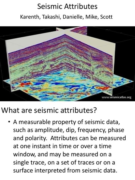 Seismic Attributes Pdf Reflection Seismology Fault Geology