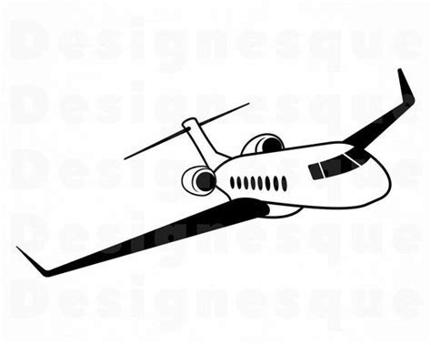 Private Jet #3 SVG, Private Jet SVG, Airplane, Business, VIP, Private ...