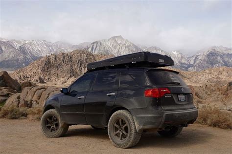 Lifted Acura Mdx On 33” Off Road Wheels And Overland Style Mods