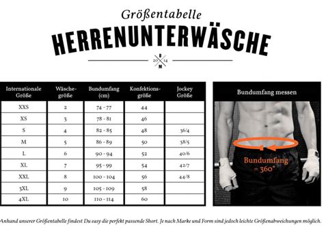 Posted by herr klaus dieter gerber on february 05, 2020. Größentabelle für Herren Unterwäsche | Boxerman
