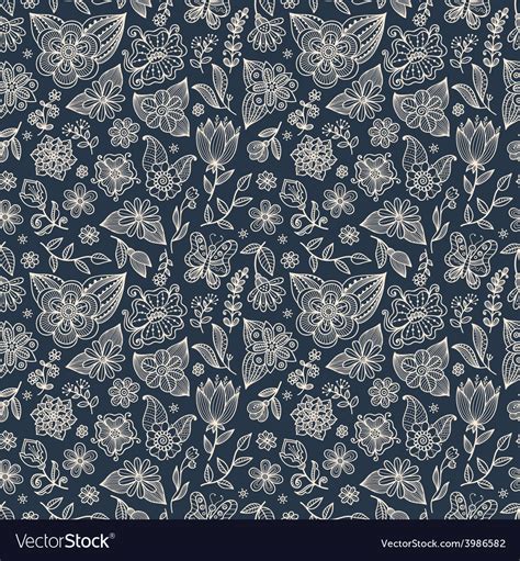Seamless Floral Pattern Royalty Free Vector Image