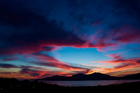 Sea Sunset Blue Clouds Wallpapers Hd Desktop And Mobile Backgrounds