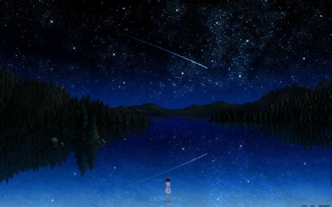 Background Night Sky Anime Wallpaper We Have Amazing Background