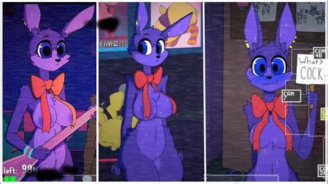Five Nights At Fuzzboobs Bonnie All Scenes YouTube