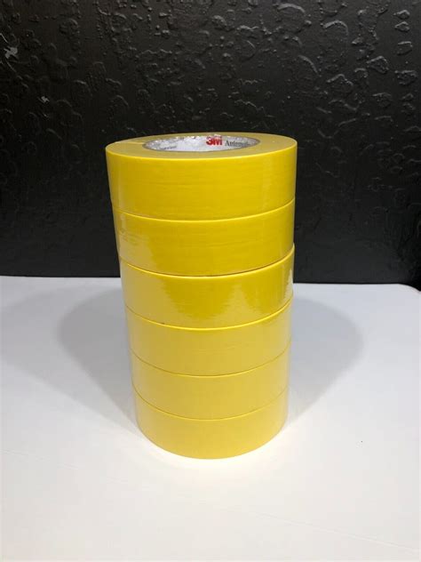 3m 06654 Automotive Refinish Masking Tape 15 Inch 6 Rolls Yellow