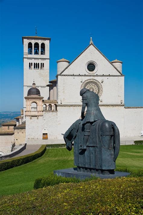 basilica church of st francesco d assisi umbria italy stock image image of architectonic