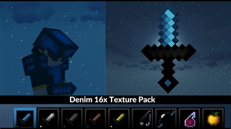 Denim 16x Java Pvp Texture Pack Fps Boost Youtube
