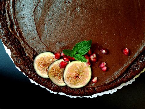 Luscious Mousse Filled Flourless Chocolate Cake Jamie Geller