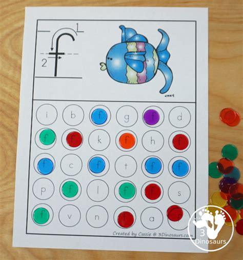 Free Abc Letter Find Uppercase Or Lowercase 3 Dinosaurs