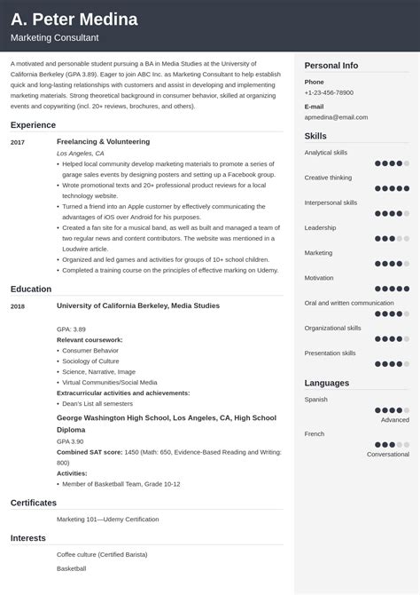 How To Make A Resume With No Experience Examples Tips