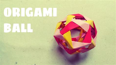Origami Ball Tutorial - Origami Easy - YouTube