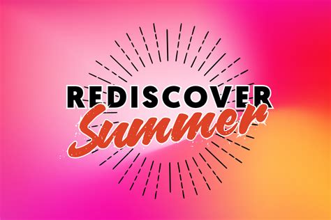 Rediscover Summer GOV UK