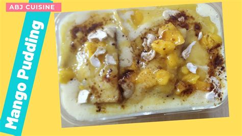 Mango Pudding No Gelatin Quick And Easy Mango Dessert Biscuit And Cashew 25 Youtube