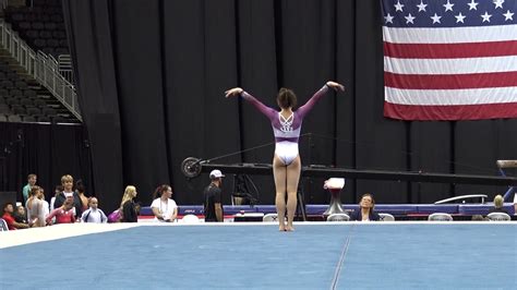 Sienna Robinson Floor Exercise 2019 Us Gymnastics Championships